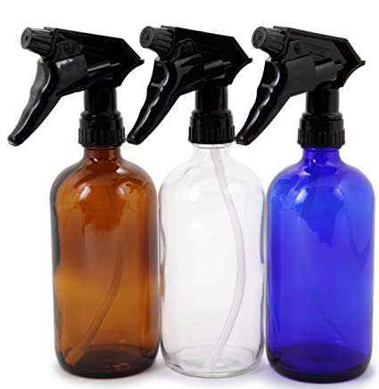 Photo 1 of 3 PACK OF BLUE 16 OZ GLASS SPRAY BOTTLES