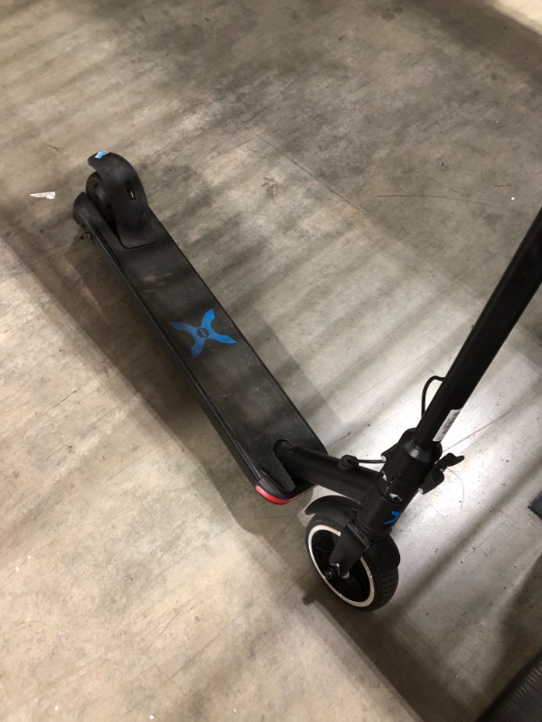 Photo 5 of Hover-1 Escape Electric Folding Scooter - 16 MPH Top Speed, 9 Mile Range, 250W Motor, 264lbs Max Weight, Electric/Mech Brakes, Cert. & Tested - Safe for Kids & Adults, Black
missing power cord 