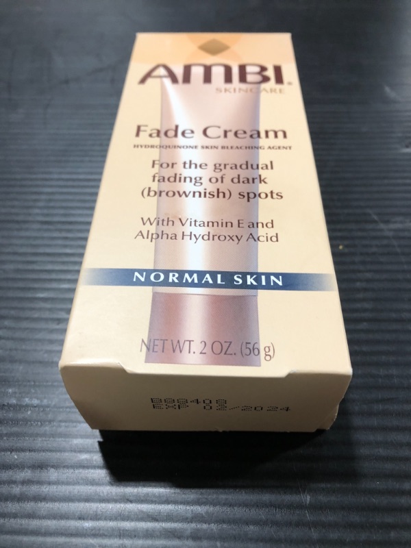 Photo 2 of Ambi Skincare Fade Cream for Normal Skin, Dark Spot Remover for Face & Body, Treats Skin Blemishes & Discoloration, Improves Hyperpigmentation, Corrector, 2 Oz
EXP - 2  - 2024