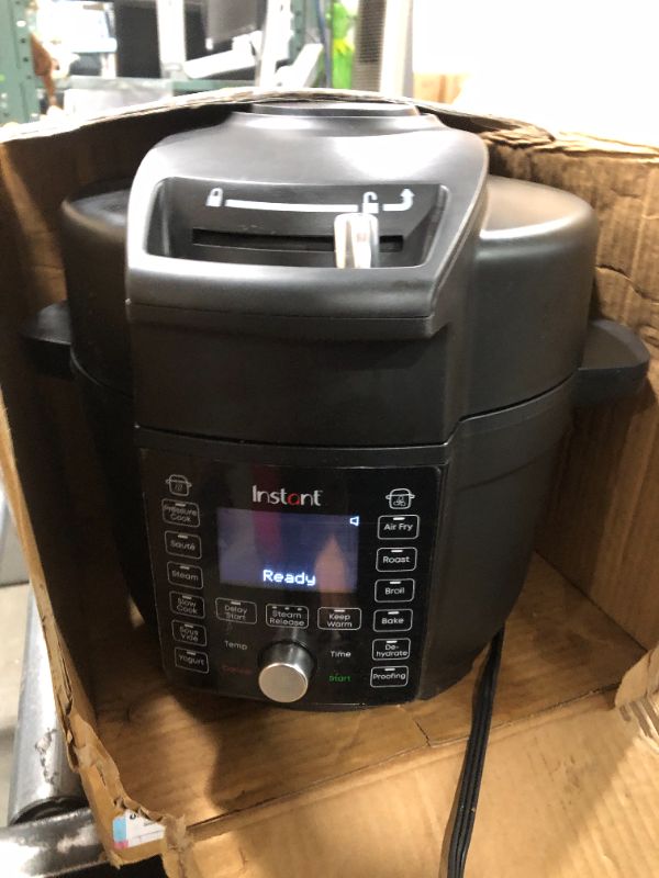 Photo 2 of Instant Pot Duo Crisp Ultimate Lid, 13-in-1 Air Fryer and Pressure Cooker Combo, Sauté, Slow Cook, Bake, Steam, Warm, Roast, Dehydrate, Sous Vide, & Proof, App With Over 800 Recipes, 6.5 Quart
