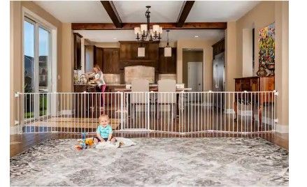 Photo 1 of 28" 4-in-1 Play Yard Configurable Metal Safety Gate
