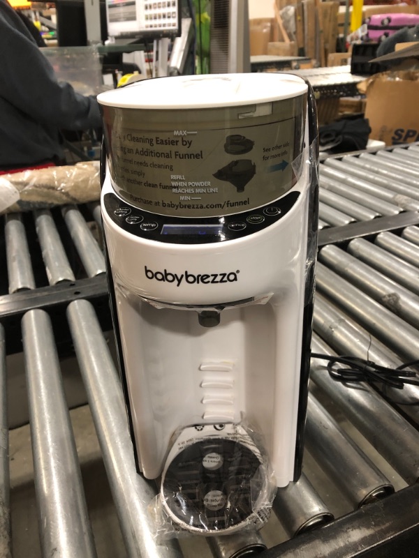 Photo 4 of New and Improved Baby Brezza Formula Pro Advanced Formula Dispenser Machine - Automatically Mix a Warm Formula Bottle Instantly - Easily Make Bottle with Automatic Powder Blending
