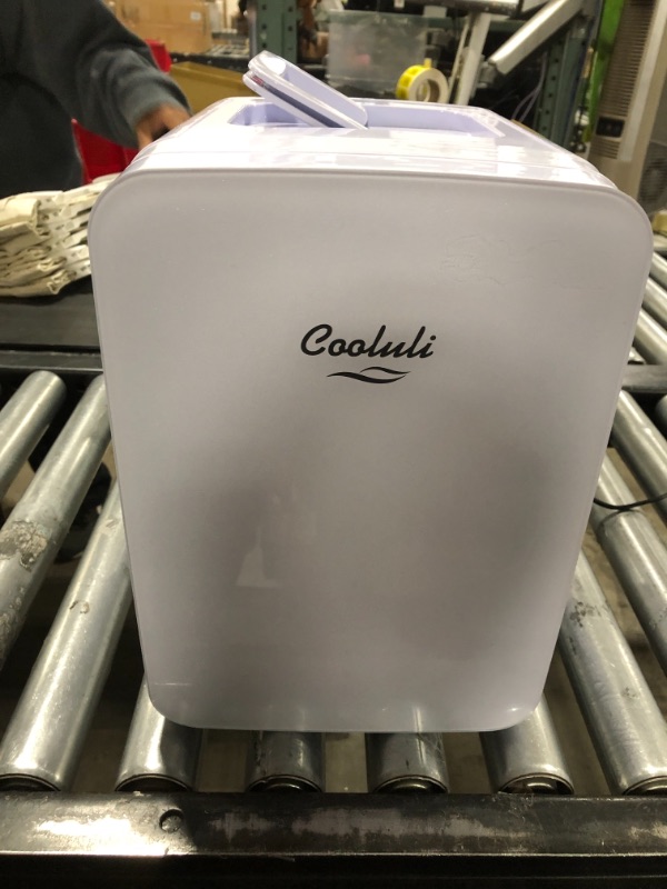 Photo 2 of Cooluli Infinity 10 Liter Compact Portable Cooler Warmer Mini Fridge for Bedroom, Office, Dorm, Car - Great for Skincare & Cosmetics (110-240V/12V)
