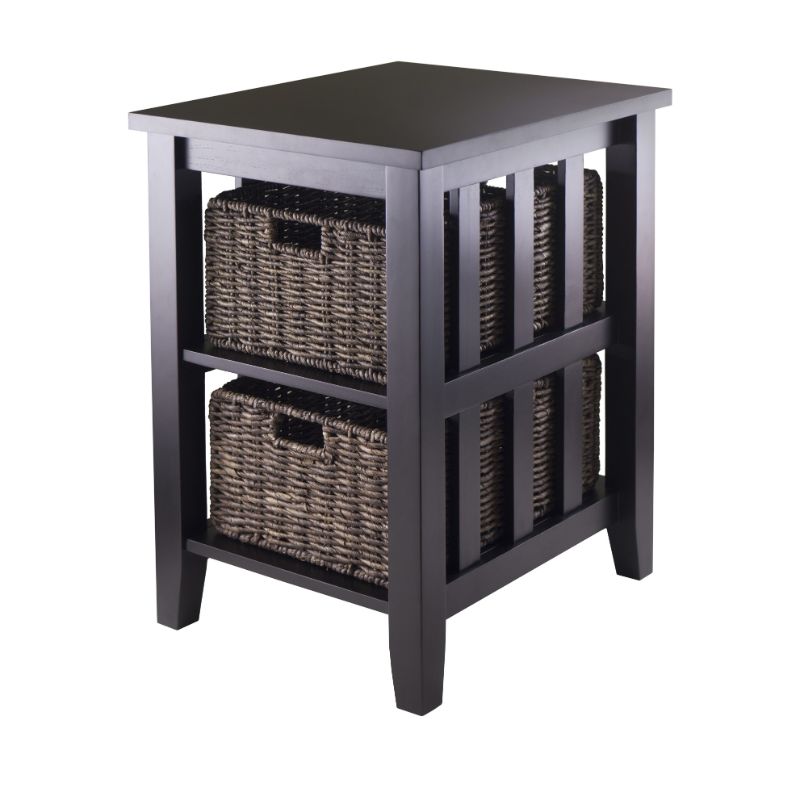 Photo 1 of 92312 Morris Side Table with 2 Foldable Baskets
