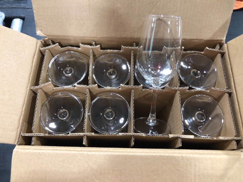 Photo 2 of [Set of 8 - 12 OUNCE WINE GLASSES 