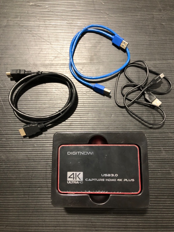 Photo 2 of DIGITNOW HD 60S USB 3.0 Capture Card HDMI 4K Plus, 1080P 60FPS or 4K HDMI Audio Video Capture No Lag Passthrough for Video Recording, Live Streaming,Compatible with PS4/Pro,PS5, Xbox One X/S, Xbox 360