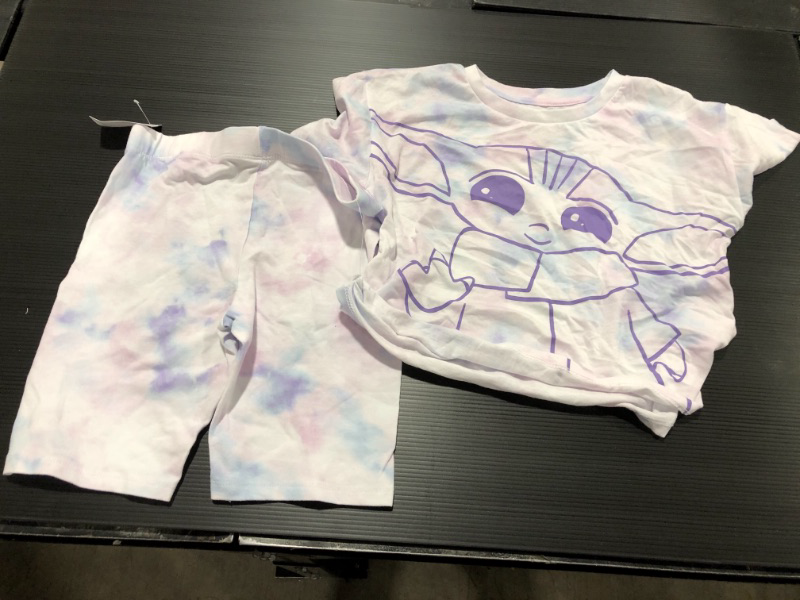 Photo 2 of Girls' Baby Yoda Tie-Dye Top & Botto Set -
SIZE 7 / 8 