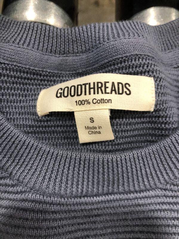 Photo 3 of Goodthreads Men's Soft Cotton Ottoman Stitch Crewneck Sweater S
