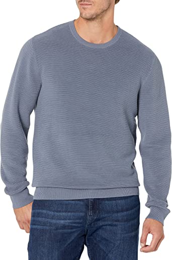 Photo 1 of Goodthreads Men's Soft Cotton Ottoman Stitch Crewneck Sweater S
