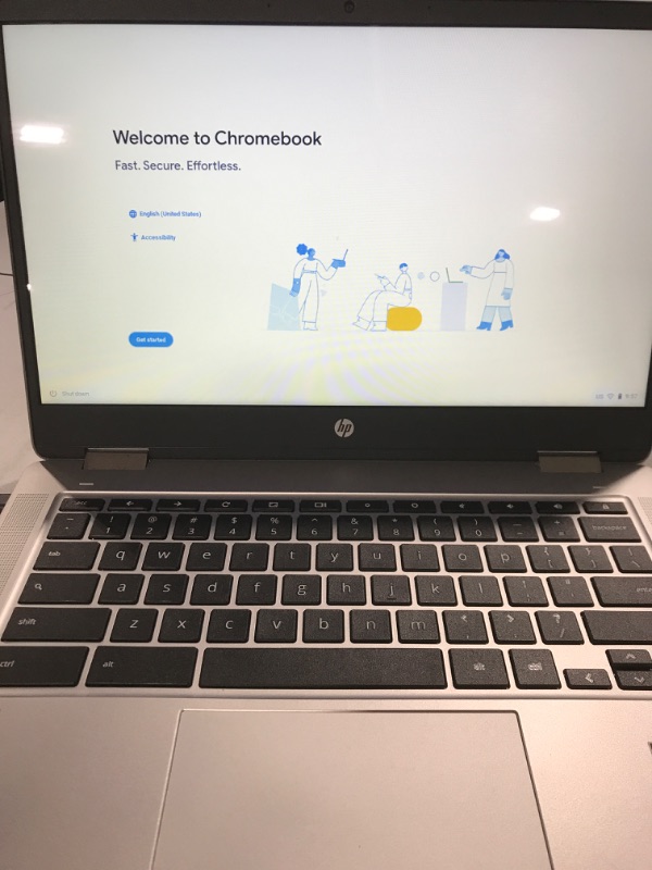 Photo 2 of HP Chromebook x360 14a 2-in-1 Laptop, Intel Pentium Silver N5030, 4 GB RAM, 64 GB eMMC, 14” HD Micro-Edge Touchscreen, Chrome OS, 720p Webcam, Dual Speakers, Long Battery Life (14a-ca0023nr, 2021)
