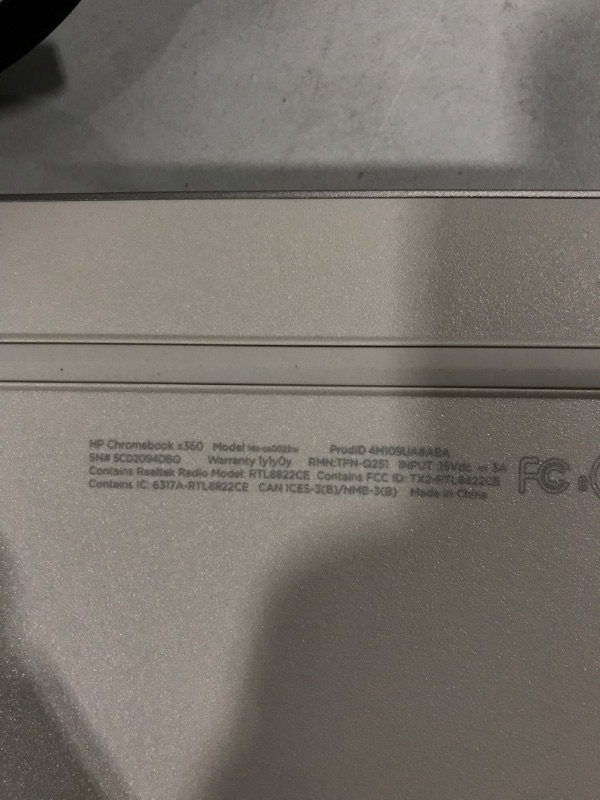 Photo 5 of HP Chromebook x360 14a 2-in-1 Laptop, Intel Pentium Silver N5030, 4 GB RAM, 64 GB eMMC, 14” HD Micro-Edge Touchscreen, Chrome OS, 720p Webcam, Dual Speakers, Long Battery Life (14a-ca0023nr, 2021)
