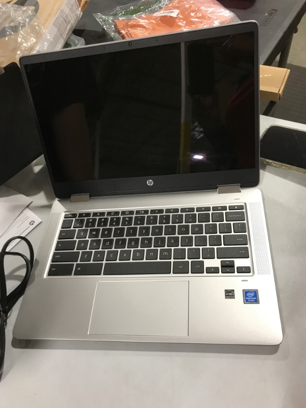 Photo 3 of HP Chromebook x360 14a 2-in-1 Laptop, Intel Pentium Silver N5030, 4 GB RAM, 64 GB eMMC, 14” HD Micro-Edge Touchscreen, Chrome OS, 720p Webcam, Dual Speakers, Long Battery Life (14a-ca0023nr, 2021)
