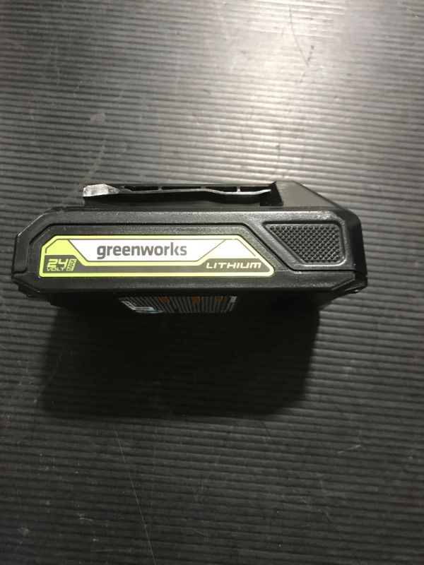 Photo 3 of GreenWorks 2949702AZ-GW 24V 2 Ah Cordless Lithium-Ion Battery"