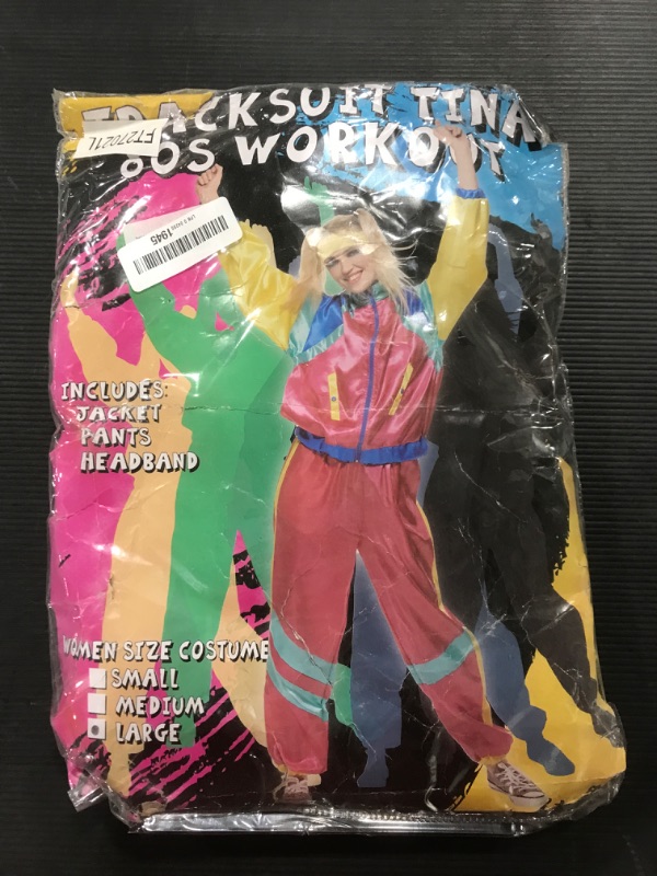 Photo 2 of [Size Women's L] Tracksuit Tina 80s workout costume