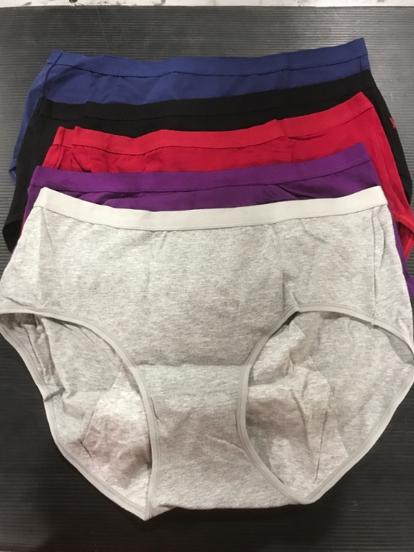 Photo 1 of [Size XL] 5 Pairs of Ladies Panties [Various Colors]