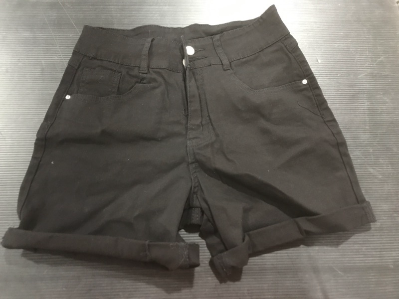 Photo 1 of [Size L] Ladies Button up Shorts- Black