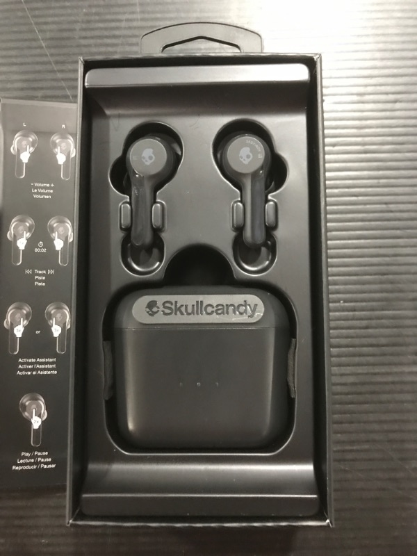 Photo 2 of Skullcandy Indy True Wireless in-Ear Earbuds in Black
