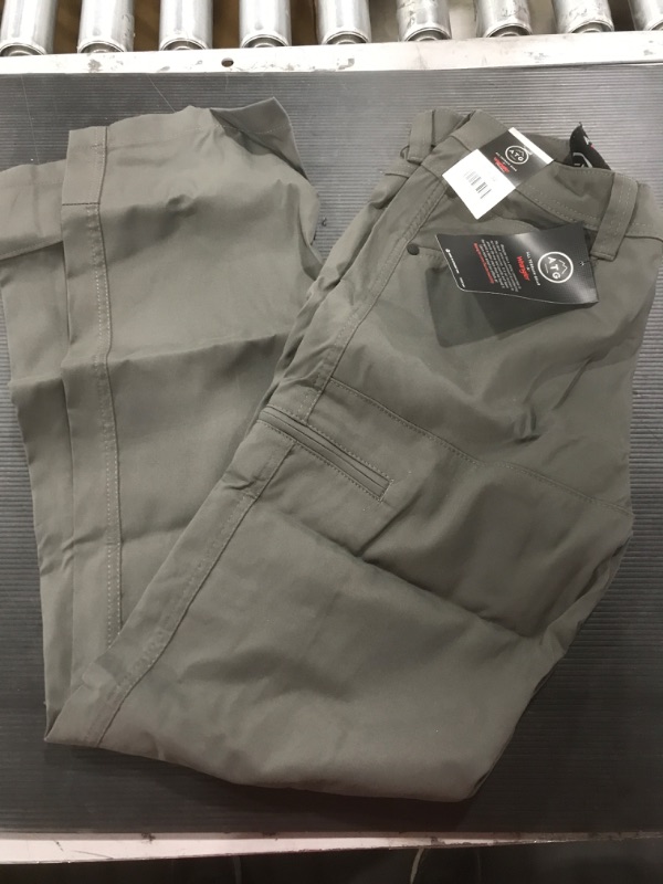 Photo 2 of [Size 30x32] Wrangler Men's ATG Synthetic Utility Pants Lt Grey, 30" - Men's Outdoor Pants at Academy Sports
