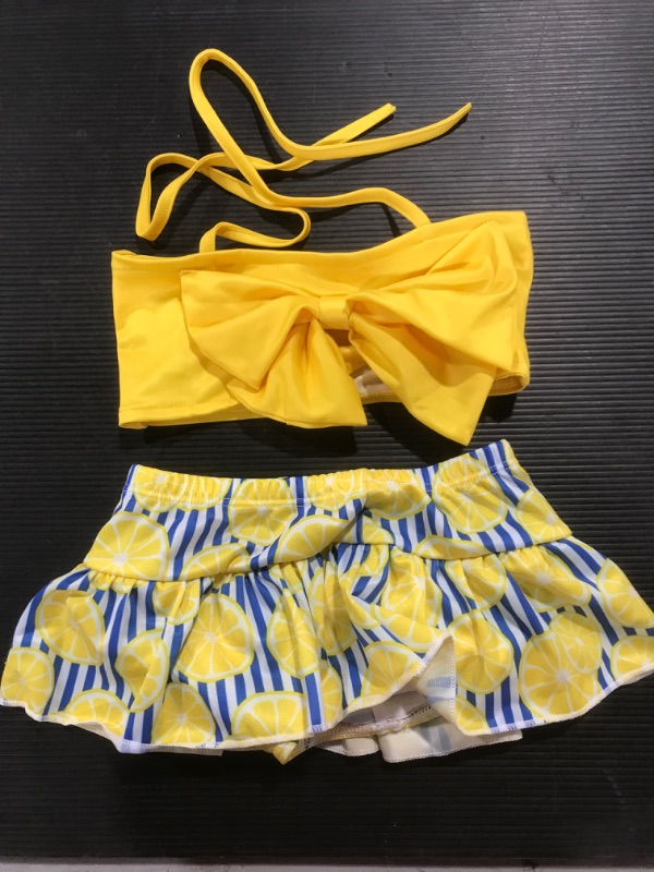 Photo 1 of [Size 5T] Baby 2 pc Yellow Lemons