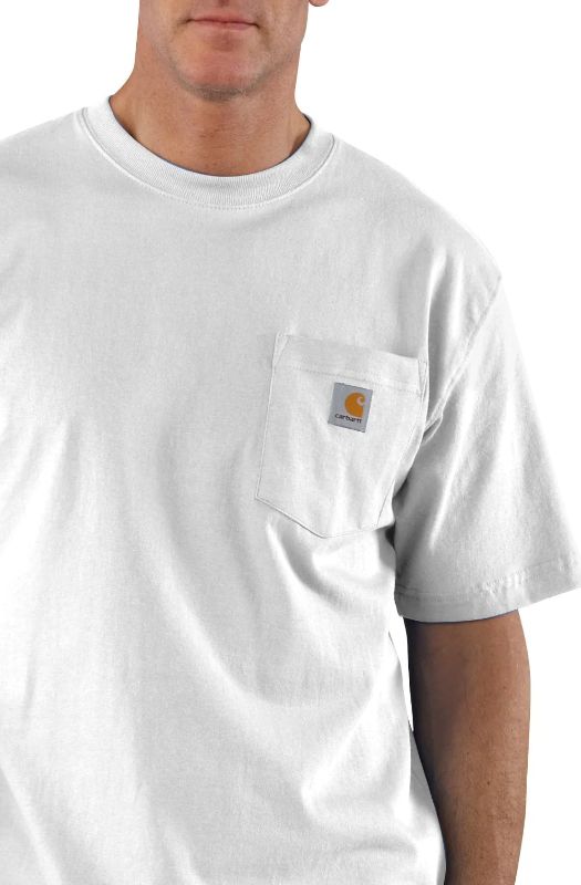 Photo 1 of [Size M] Mens Carhart White Pocket Tee