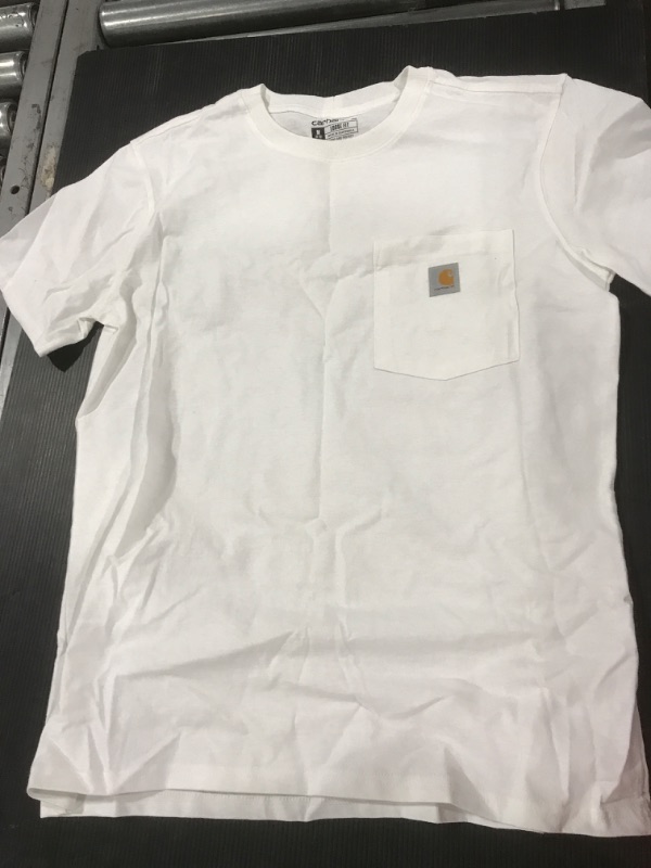 Photo 2 of [Size M] Mens Carhart White Pocket Tee