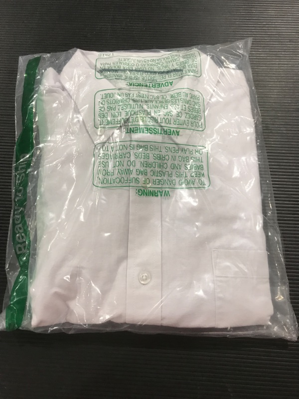 Photo 2 of [Size XL] Amazon Essentials Men's Regular-Fit Long-Sleeve Pocket Oxford Shirt [White]