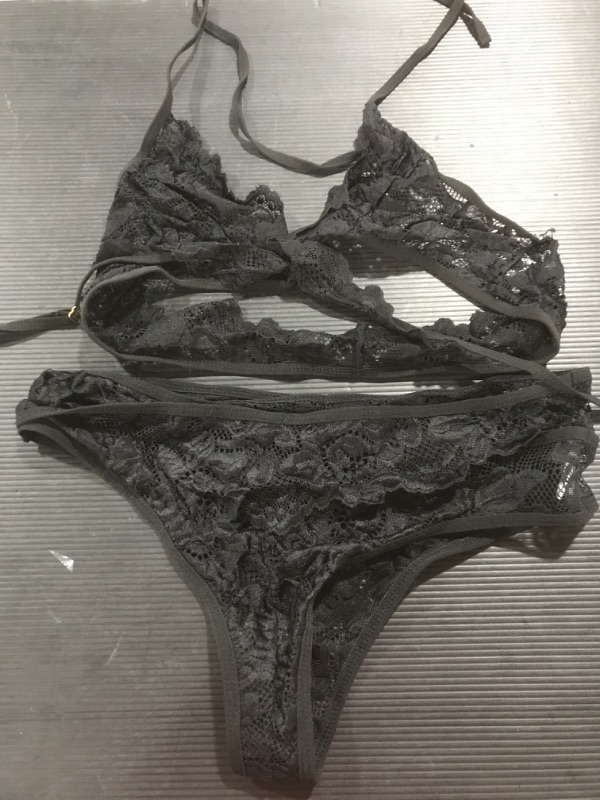 Photo 1 of [Size 7] Ladies Lingerie Black Lace