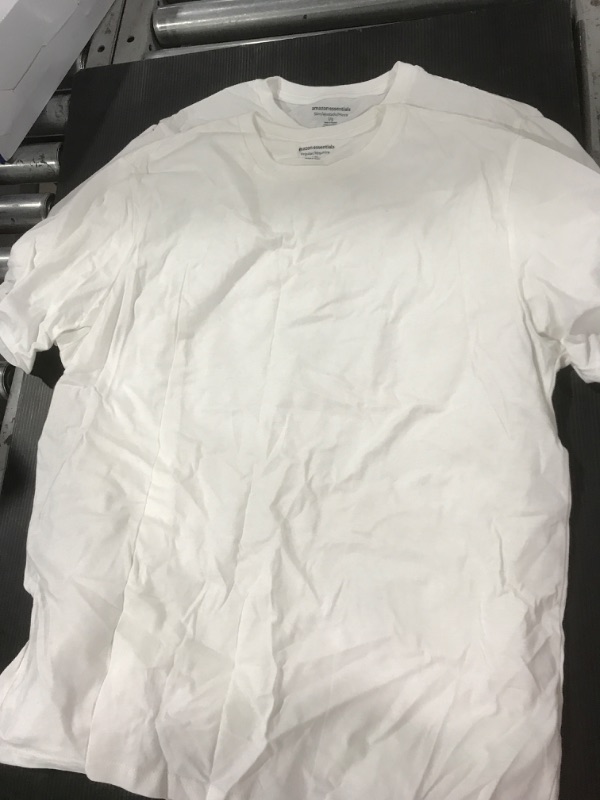 Photo 1 of [Size L] Amazon Essentials White Tee- 2 Pack