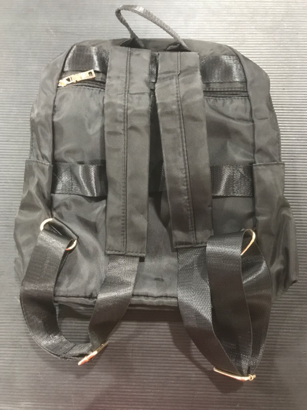 Photo 3 of  Black Waterproof Zipper Travel Bag
