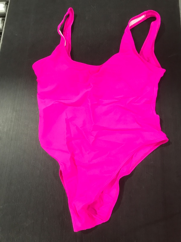 Photo 1 of [Size XL] Women's 1pc Bathing Suit- Neon Pink