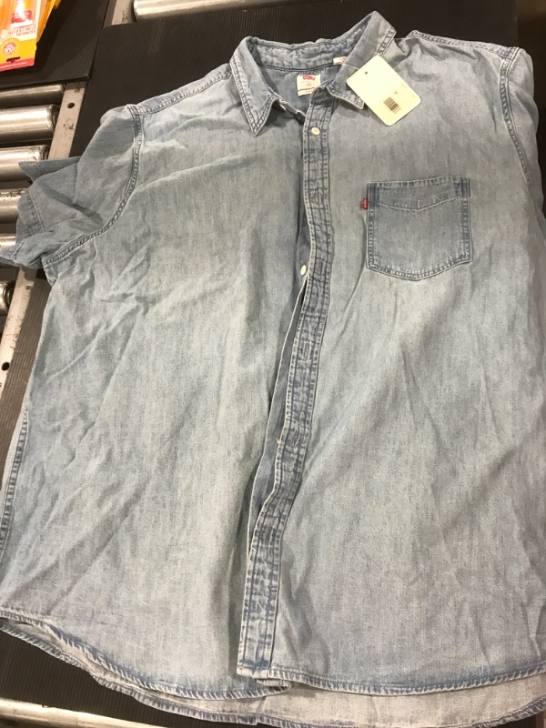 Photo 2 of [Size 3XL] Levi's Mens Short Sleeve Classic One-Pocket Standard