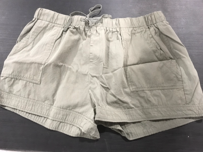 Photo 1 of [Size 2XL] Women's Deep Pocket Shorts- Olive Green