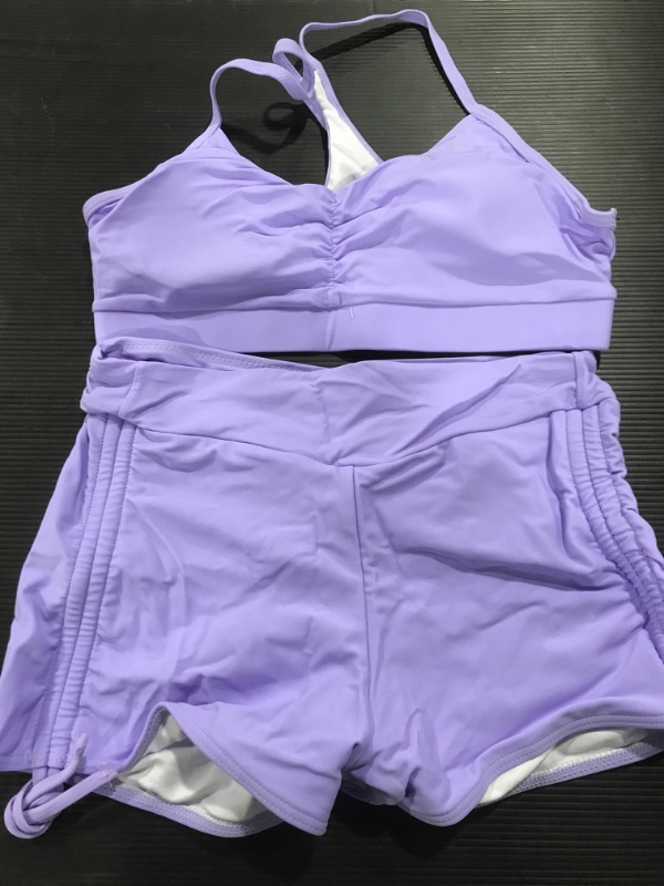 Photo 1 of [Size M] Ladies 2 Piece Bathing Suit- Lavender