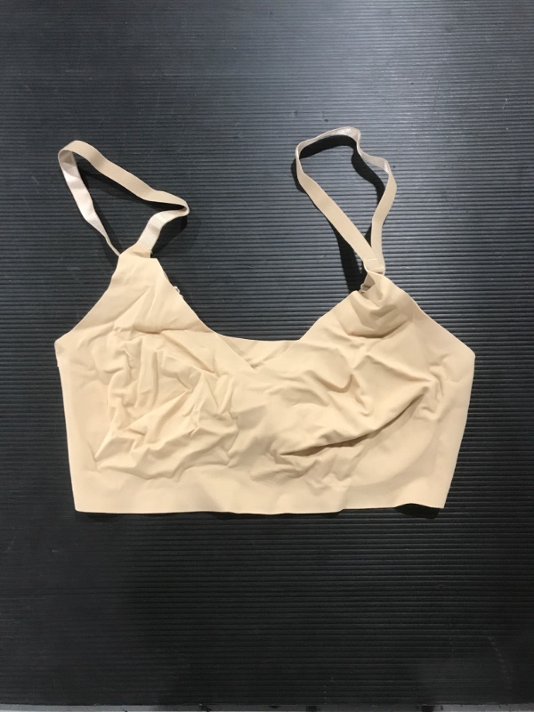 Photo 2 of [Size Calvin Klein Women's Invisibles Comfort Seamless Wirefree Lightly Lined Triangle Bralette Bra