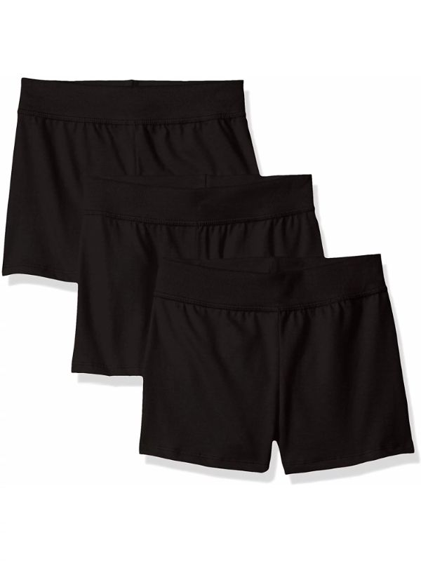 Photo 1 of [Size XS] Hanes Girls Cotton Shorts- Black