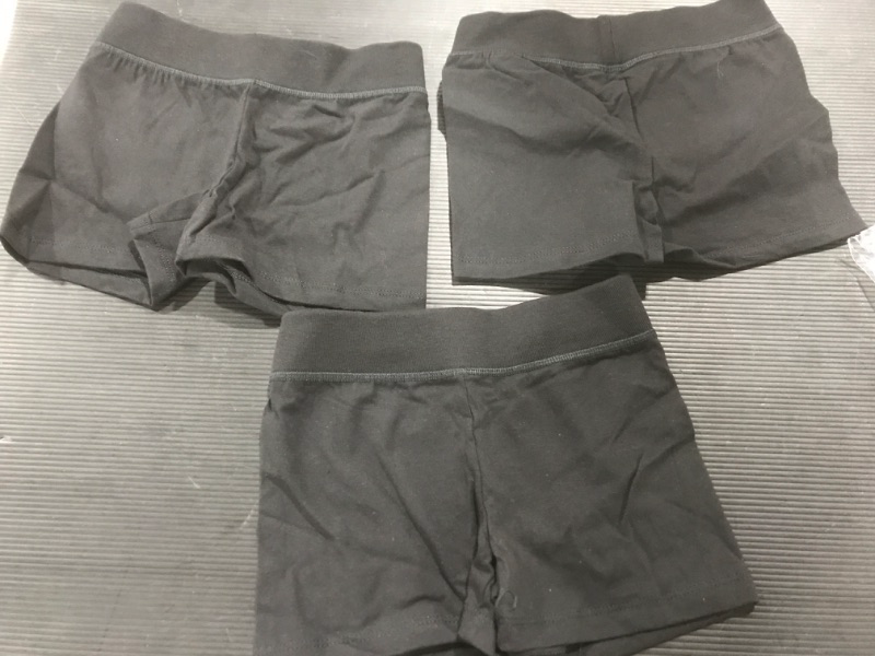 Photo 2 of [Size XS] Hanes Girls Cotton Shorts- Black