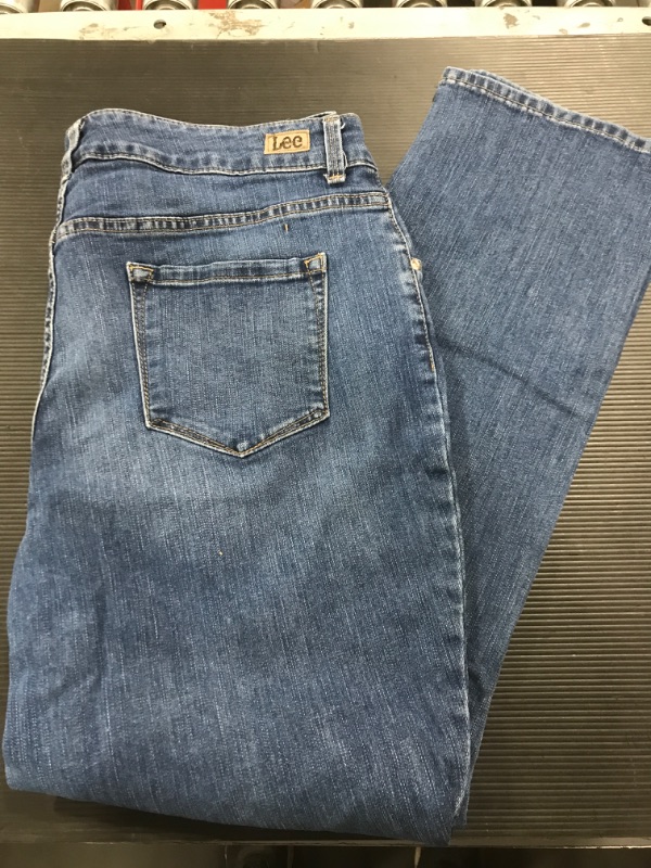 Photo 2 of [Size 10] Lee Relaxed Fit Straight Leg  Jeans- Medium Wash