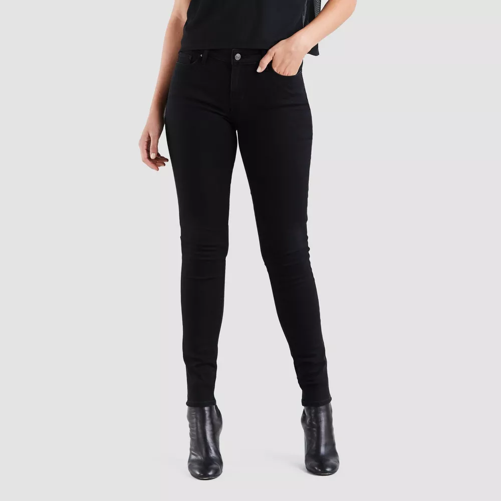 Photo 1 of [Size 10] Levi's® Women's 711™ Mid-Rise Skinny Jeans- Black