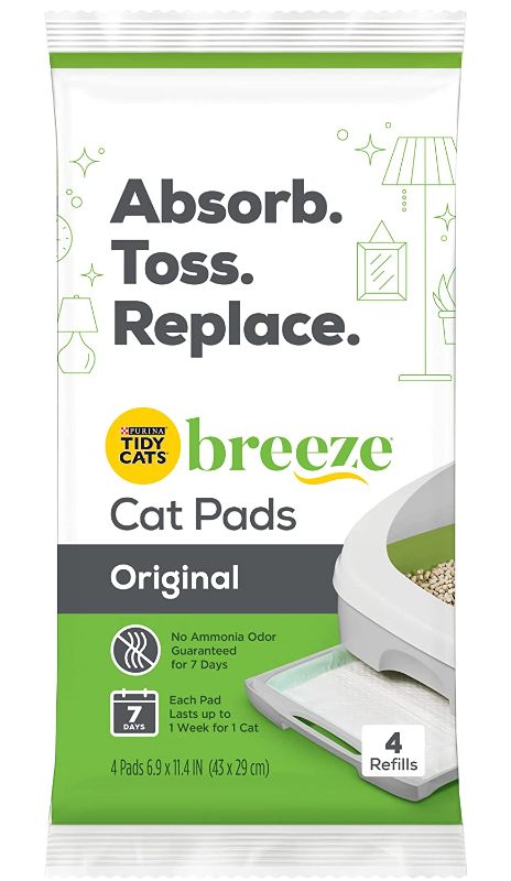 Photo 1 of [2 Pack] Tidy Cats Breeze Litter System Cat Pads, 4 pads
