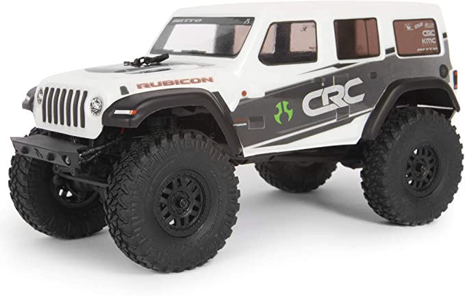 Photo 1 of Axial RC Truck 1/24 SCX24 2019 Jeep Wrangler JLU CRC 4WD Rock Crawler Brushed RTR, White, AXI00002V2T1