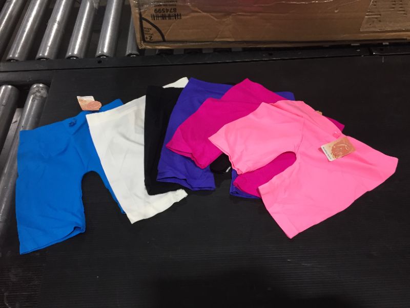 Photo 1 of 6PK OF GIRLS SHORTS SIZE S 4-7