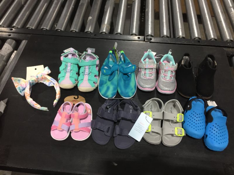 Photo 1 of BAG LOT OF KIDS SHOES VARIOUS SIZES AND STYLES