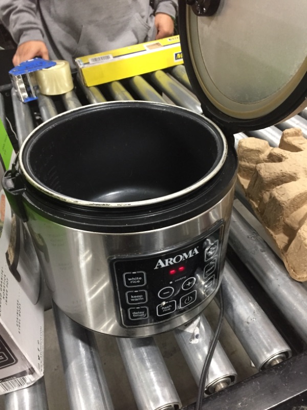 Photo 1 of Aroma ARC-150SB 20-Cup (Cooked) Digital Cool-Touch Rice Cooker, Food Steamer and Slow Cooker