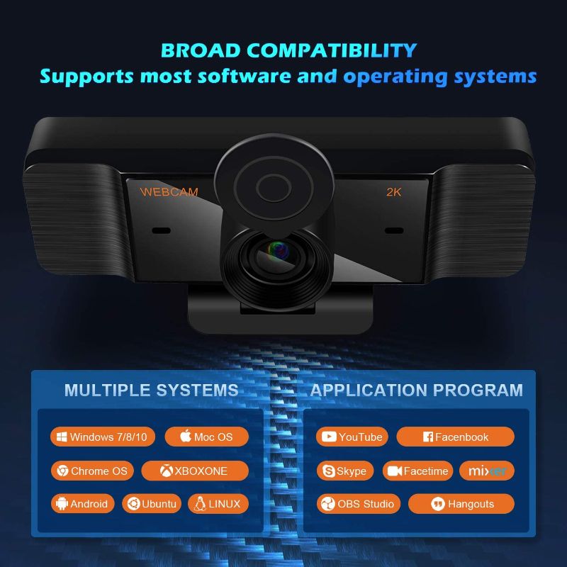 Photo 1 of COLOYEE Webcam HD 1080P Web Camera, Streaming Camera with Cover Microphone Wide Angle for Recording, Calling, Conferencing, Gaming
