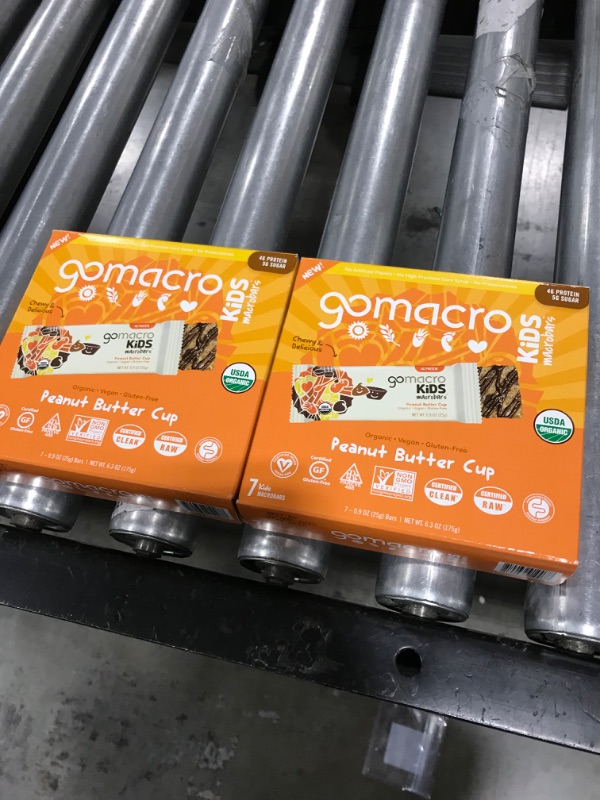 Photo 2 of (2 pack) GoMacro Kids MacroBar Organic Vegan Snack Bars - Peanut Butter Cup (0.90 Ounce Bars, 7 Count)
