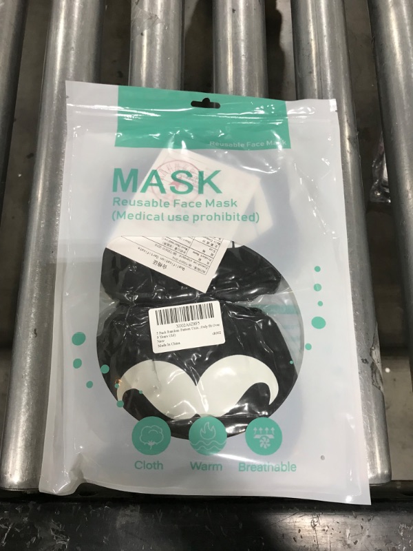 Photo 2 of 5 Pack Random Pattern Unisex Blend Anti Dust Face Mask