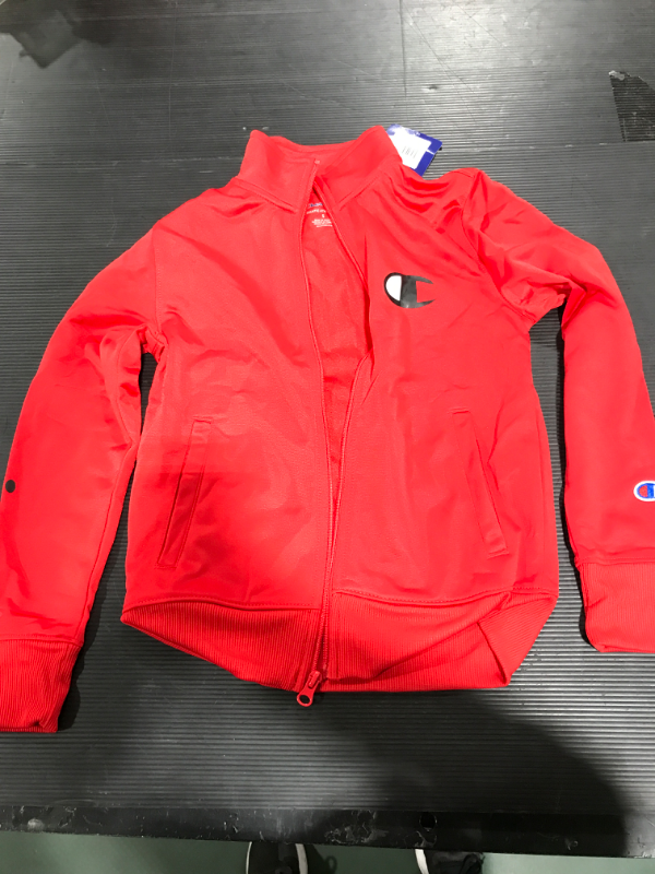 Photo 2 of Champion Heritage Boys Full Zip Track Jacket Kids Clothes (Small, Scarlet)
