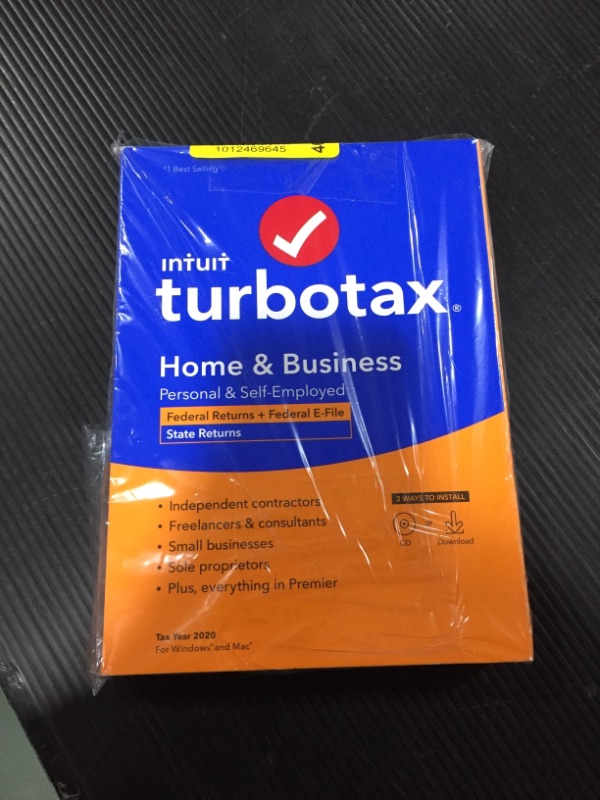 Photo 2 of [Old Version] TurboTax Home & Business Desktop 2020 Tax Software, Federal and State Returns + Federal E-file [Amazon Exclusive] [MAC Download]
