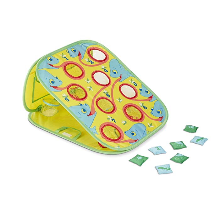 Photo 1 of Melissa & Doug Melissa Doug Camo Chameleon Bean Bag Toss Game
