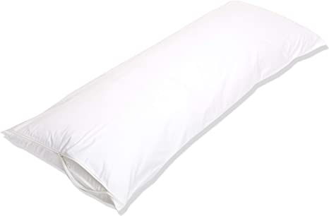 Photo 1 of Amazon Basics 100% Cotton Hypoallergenic Pillow Protector Case - Body, White size 40in 